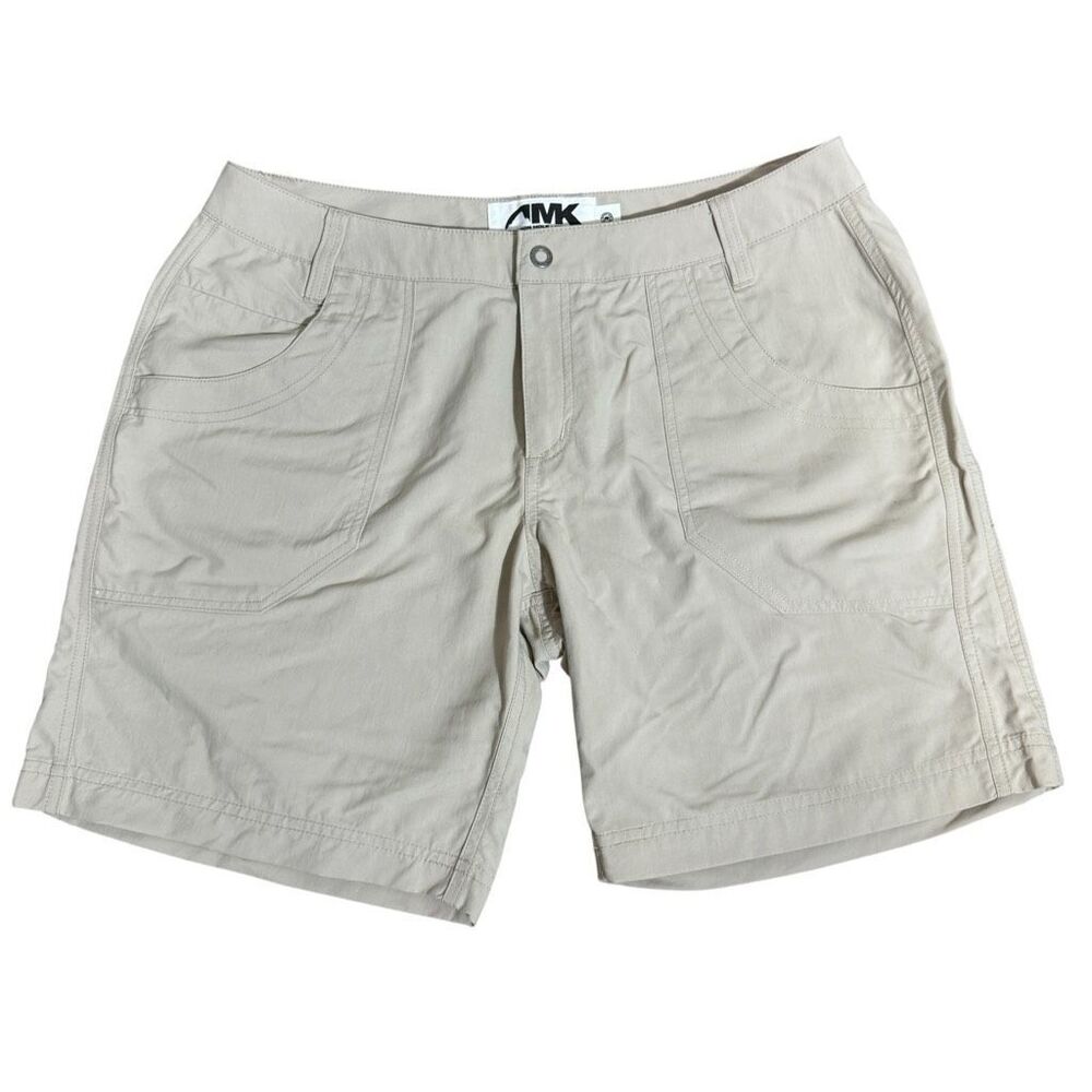 Mountain Khakis Women’s Light Tan Gorpcore Hiking Outdoor Shorts Size 8X8 (31X8)
